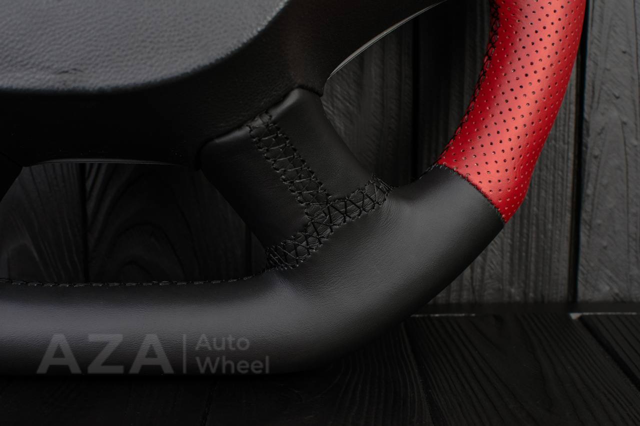 Steering wheel 2014-2020 Chevrolet Impala Napa/Perforated leather/Red Stripe (Any Color) - Image 13