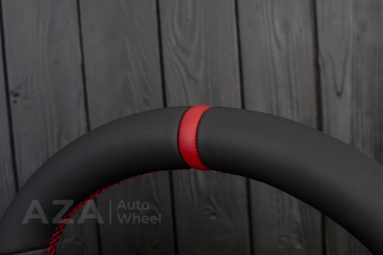 Steering wheel Jeep JL Wrangler 2018-2021 Napa/Perforated leather/Red stripe - Image 6