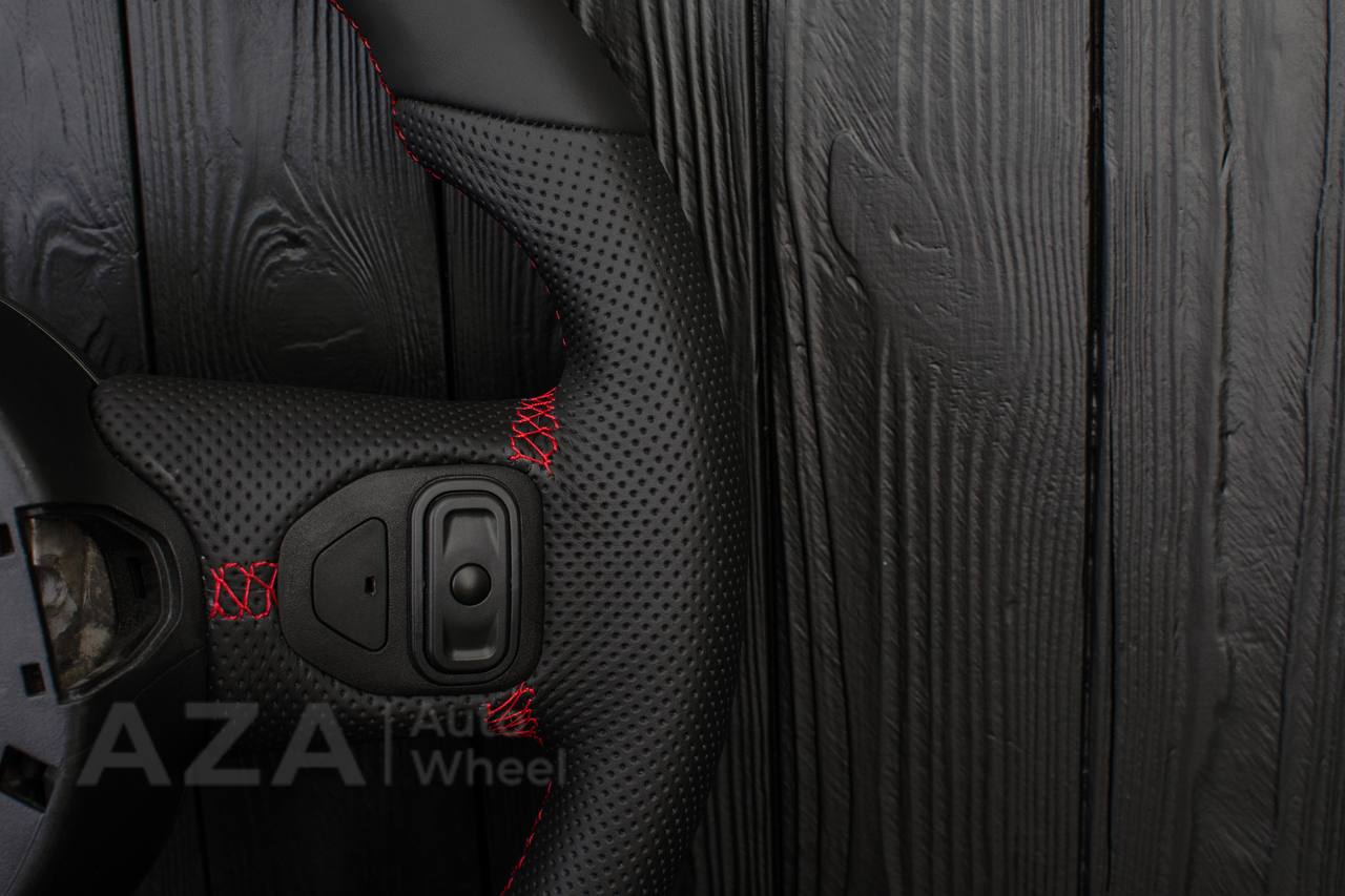 Steering wheel Jeep JL Wrangler 2018-2021 Napa/Perforated leather/Red stripe - Image 12