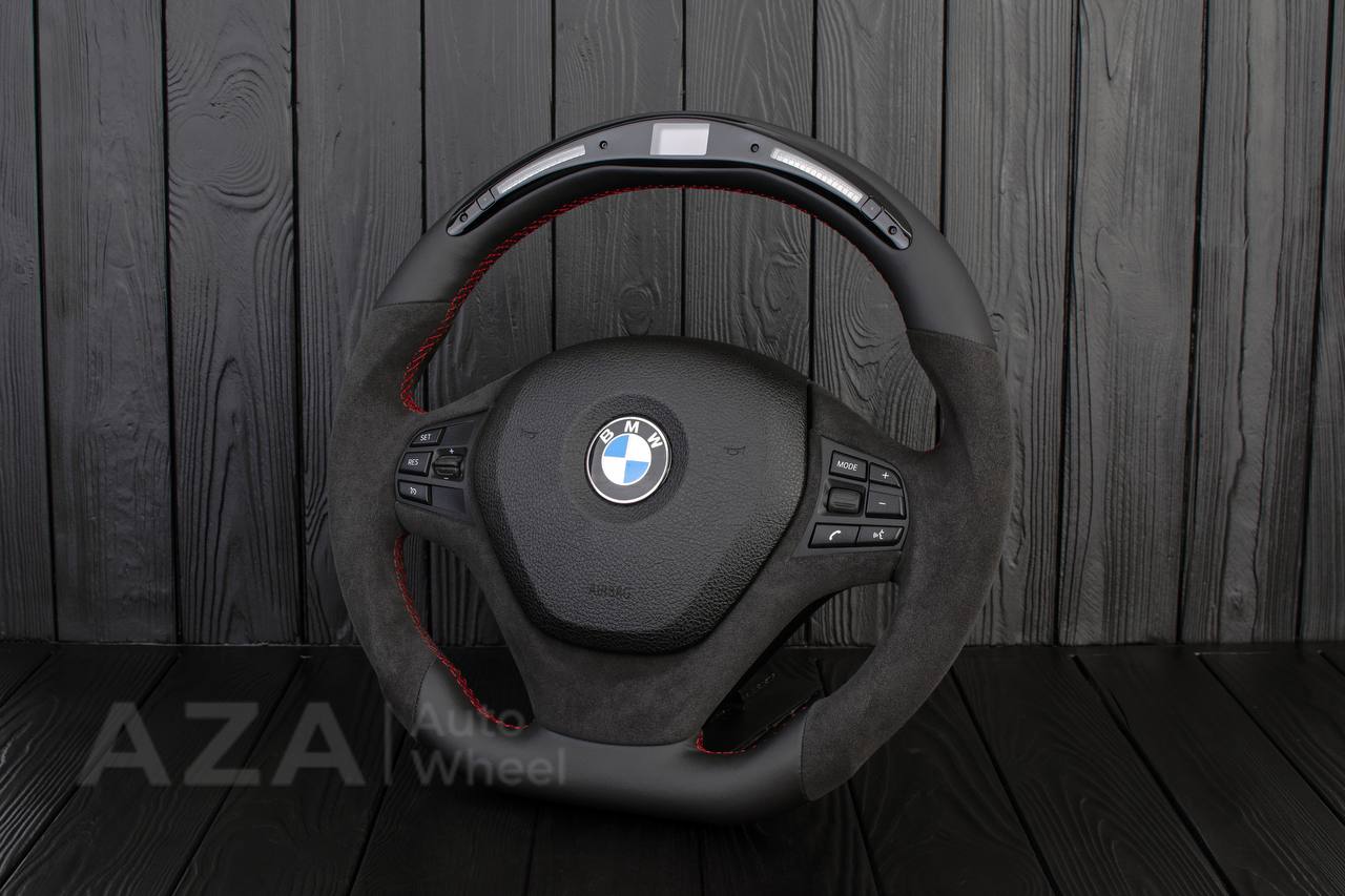 Steering wheel BMW F3X F2X SPORTLINE Alcantara/Napa/Led screen - Image 3