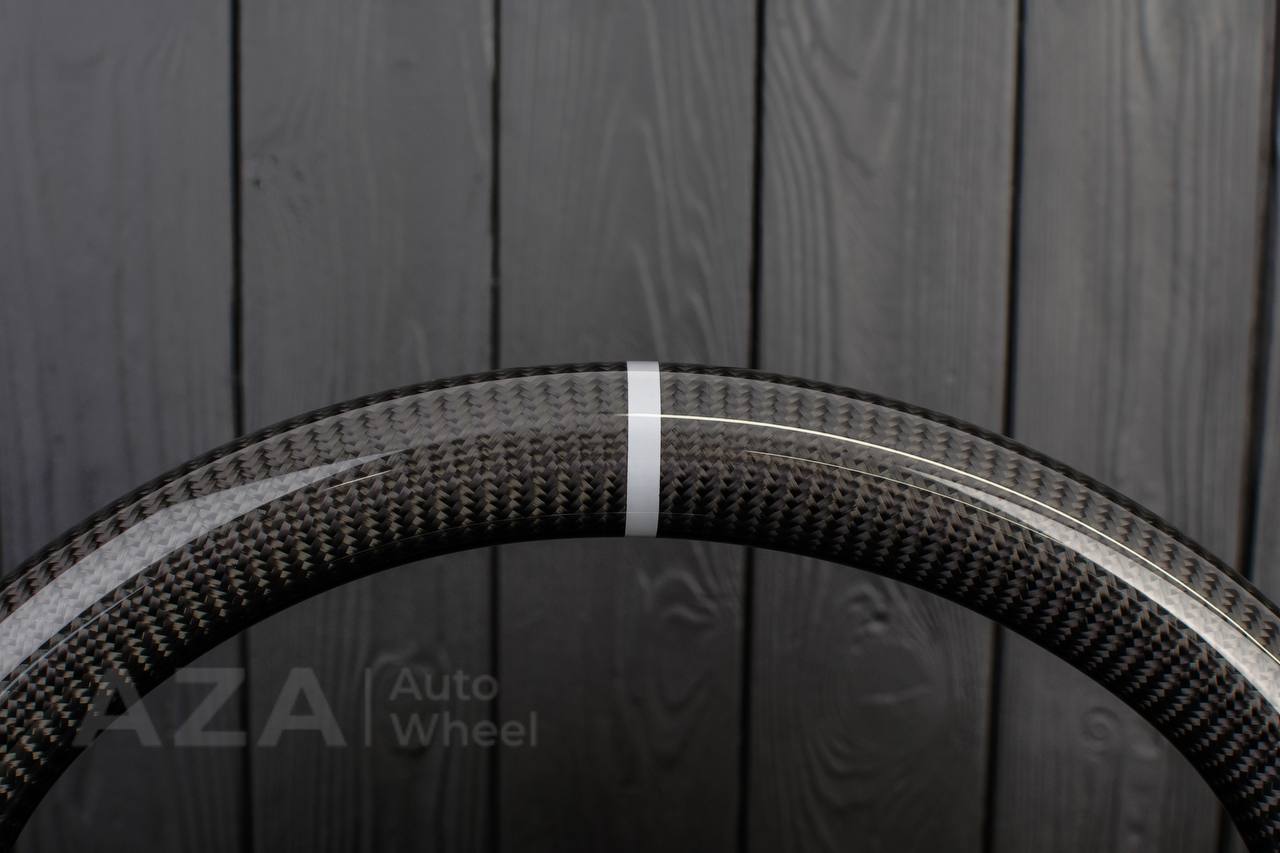 Steering wheel Dodge 2004-2008 Carbon fiber/Alcantara/Gray stripe - Image 5