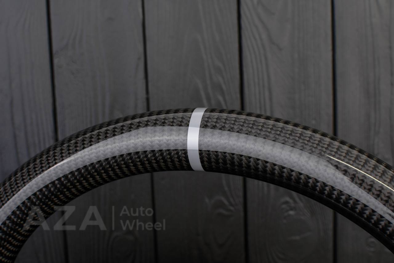Steering wheel Dodge 2004-2008 Carbon fiber/Alcantara/Gray stripe - Image 6