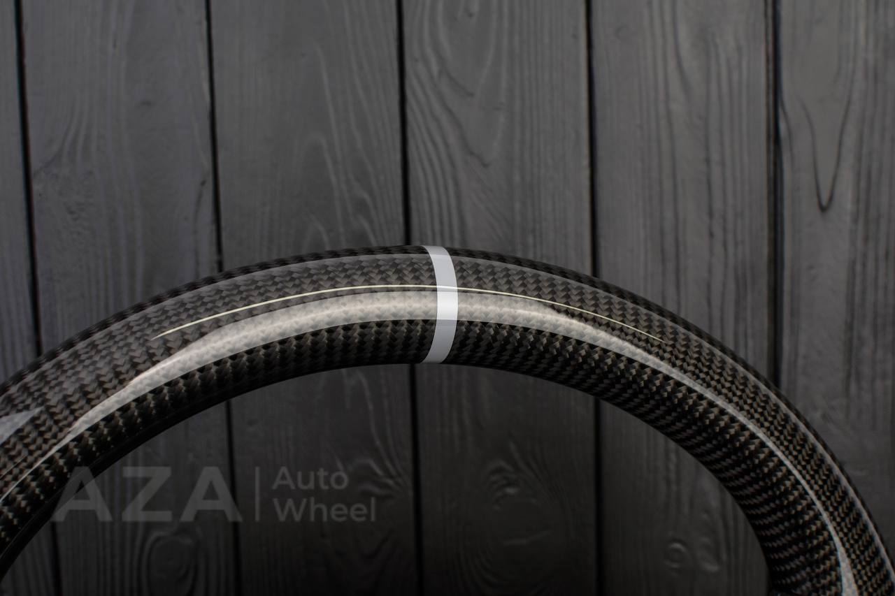 Steering wheel Dodge 2004-2008 Carbon fiber/Alcantara/Gray stripe - Image 7