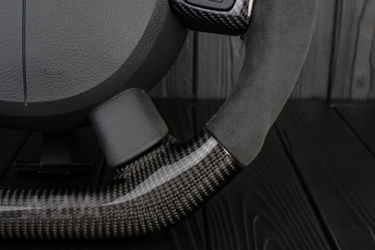Steering wheel Dodge 2004-2008 Carbon fiber/Alcantara/Gray stripe - Image 11