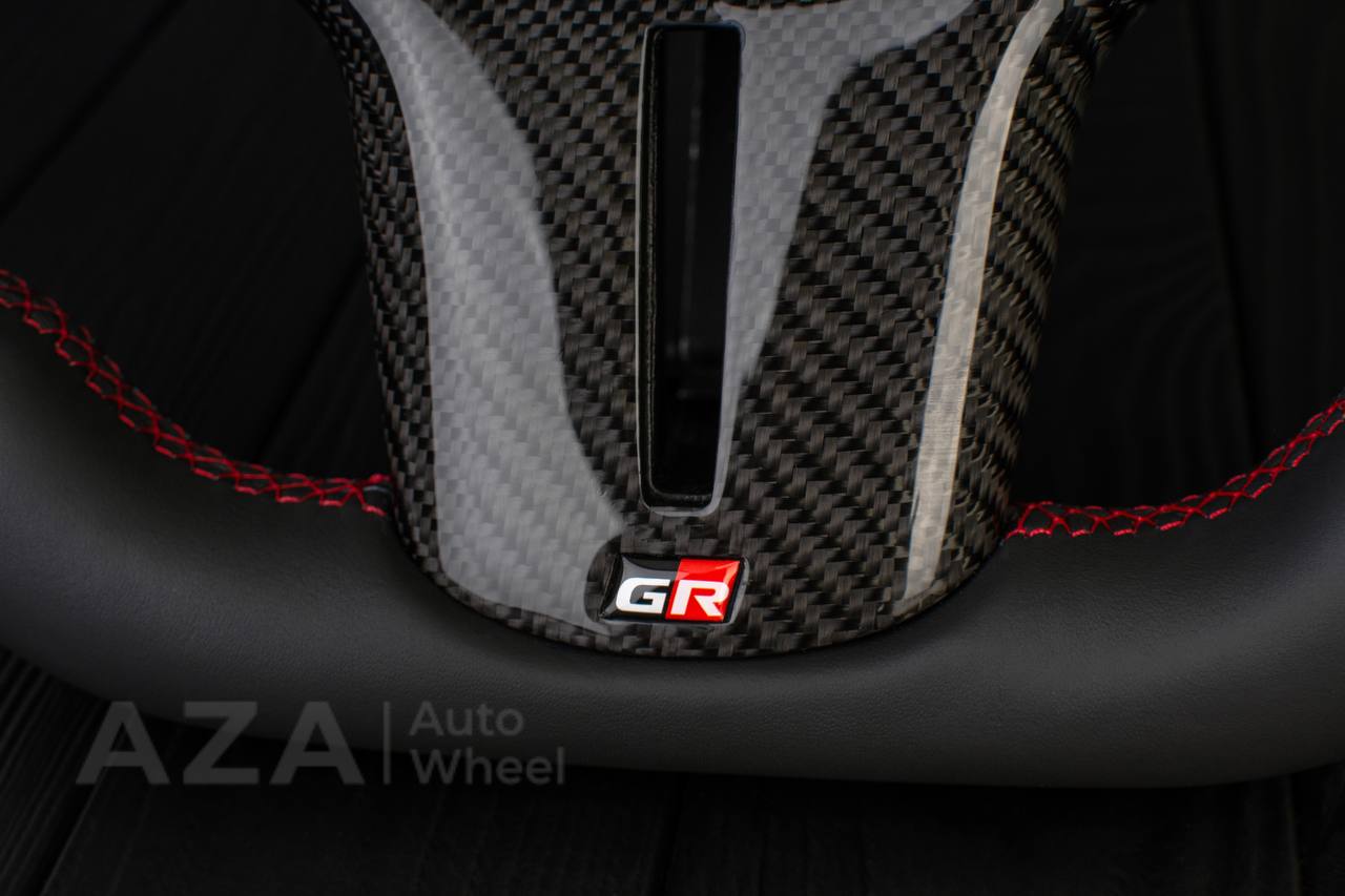Steering wheel BMW M4 TO 2020+ TOYOTA SUPRA A90/A91 RETROFIT (comes complete with air bag and buttons, can choose any color stripe , stitching and +\- emblems on paddles, PLUG AND PLAY ) - Image 16
