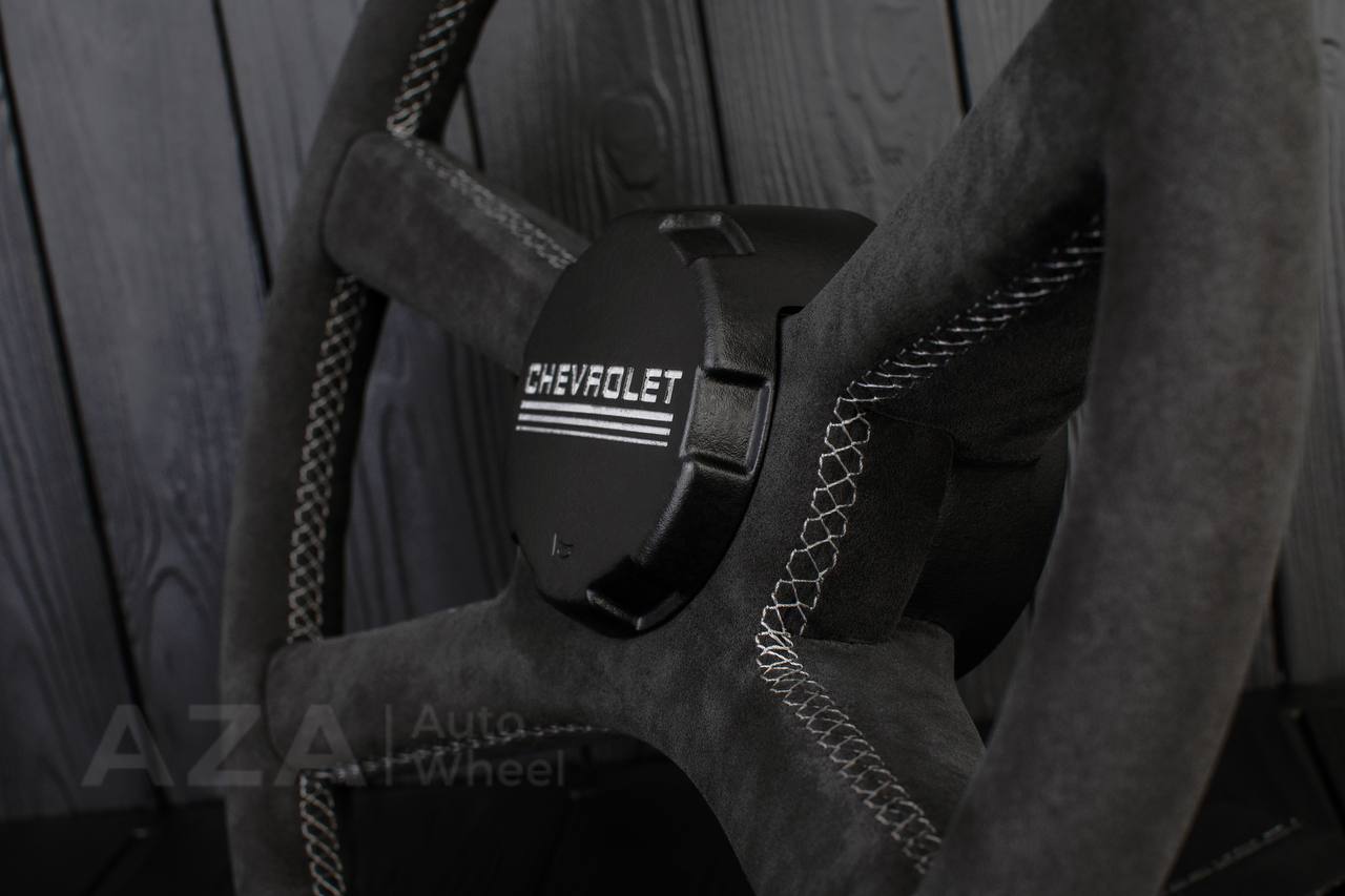 Steering wheel GM, OBS Silverado (1988-1994) Alcantara (can be any color stitch) - Image 11