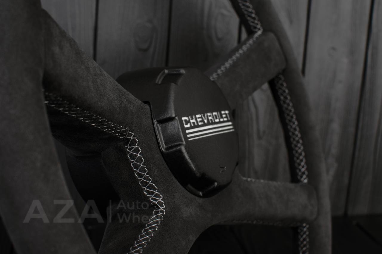 Steering wheel GM, OBS Silverado (1988-1994) Alcantara (can be any color stitch) - Image 12