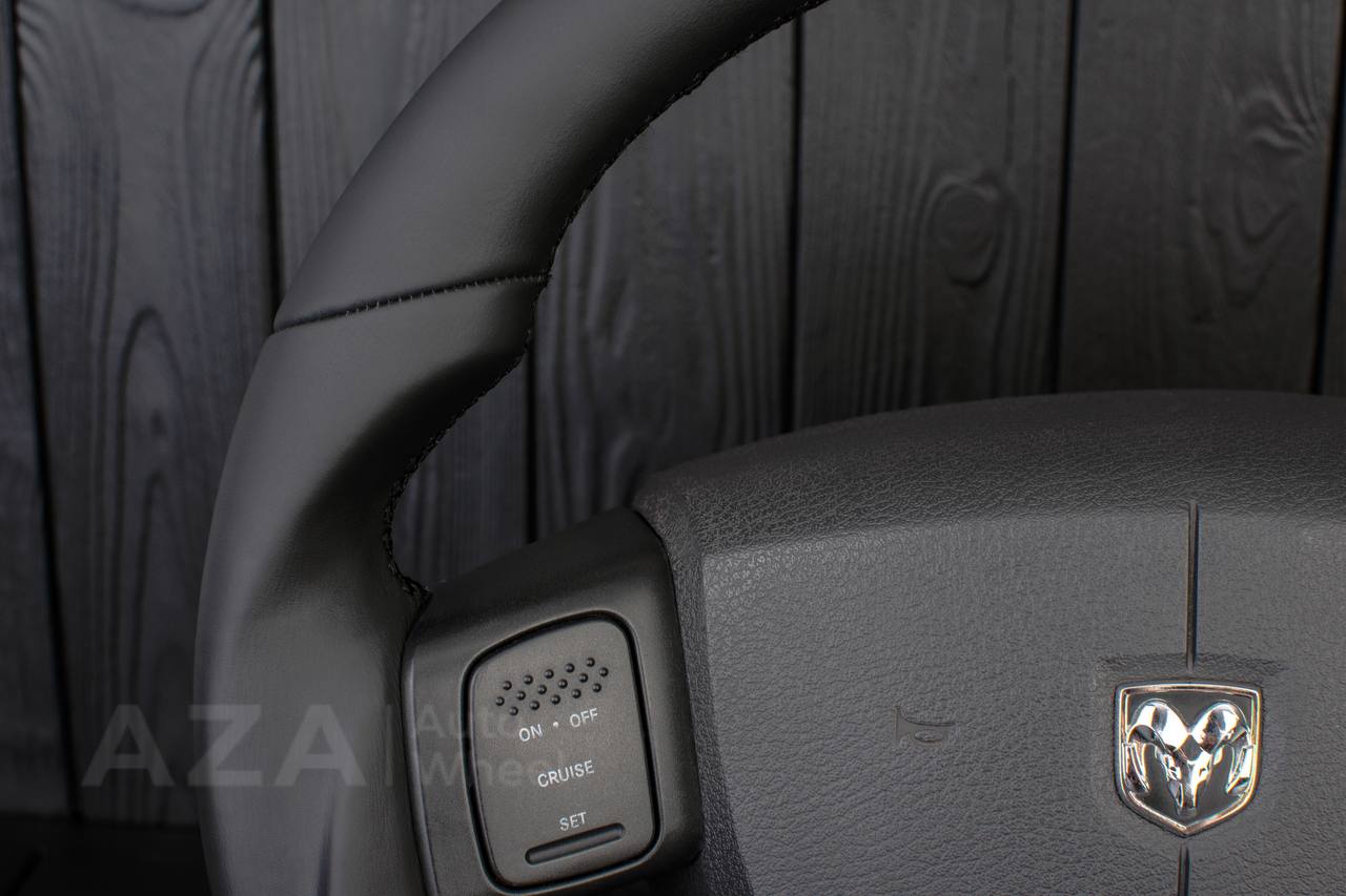 Steering Wheel Dodge Ram 2004-2008 Flat bottom Italian Napa leather - Image 9
