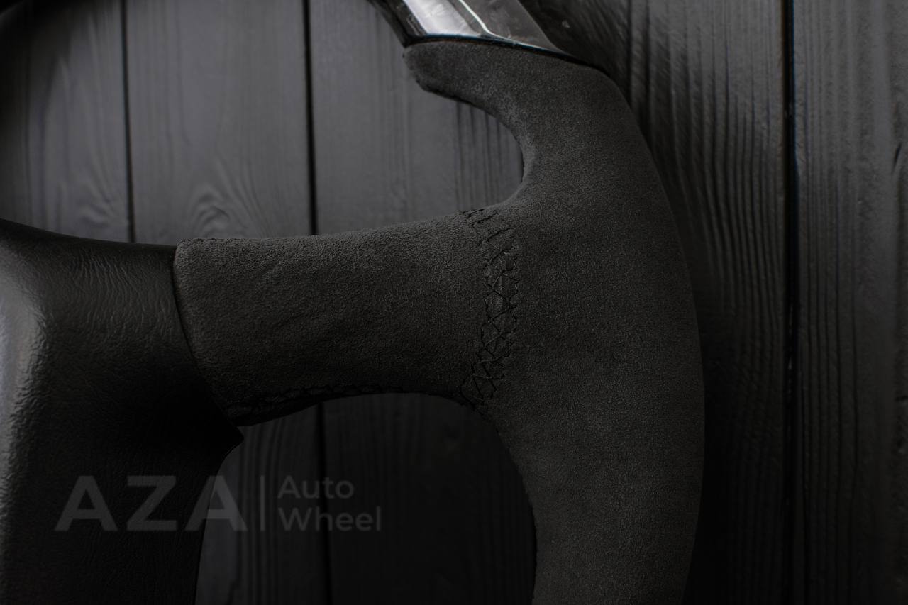 Steering wheel GM Silverado, Sierra, Escalade, Yukon, S10, Blazer, Tahoe, Suburban (1998-2002) Forged Carbon fiber/Alcantara - Image 12