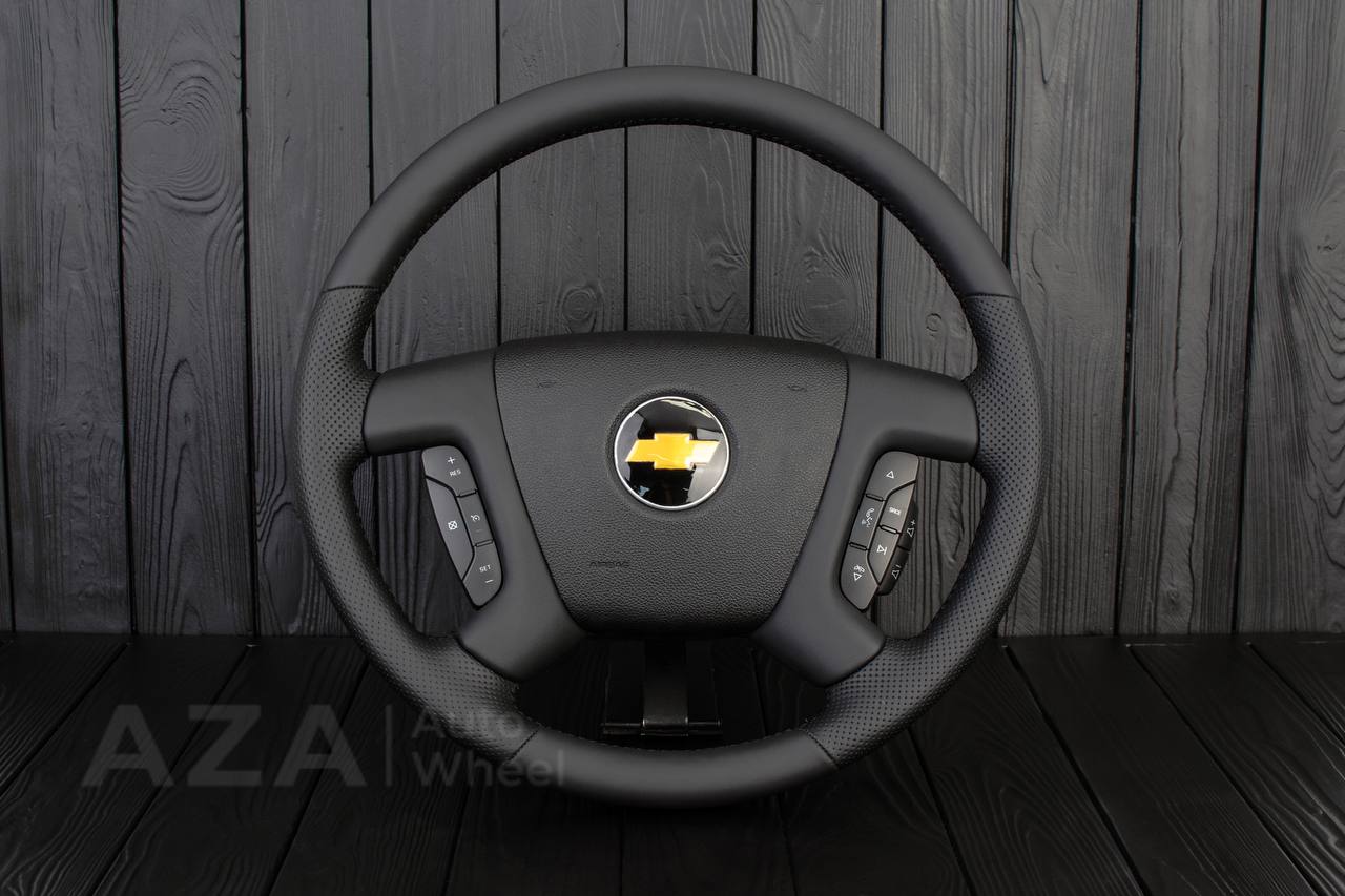 Steering wheel GM SILVERADO, SIERRA, ESCALADE, 2007-2014 Italian napa leather/Perforated leather