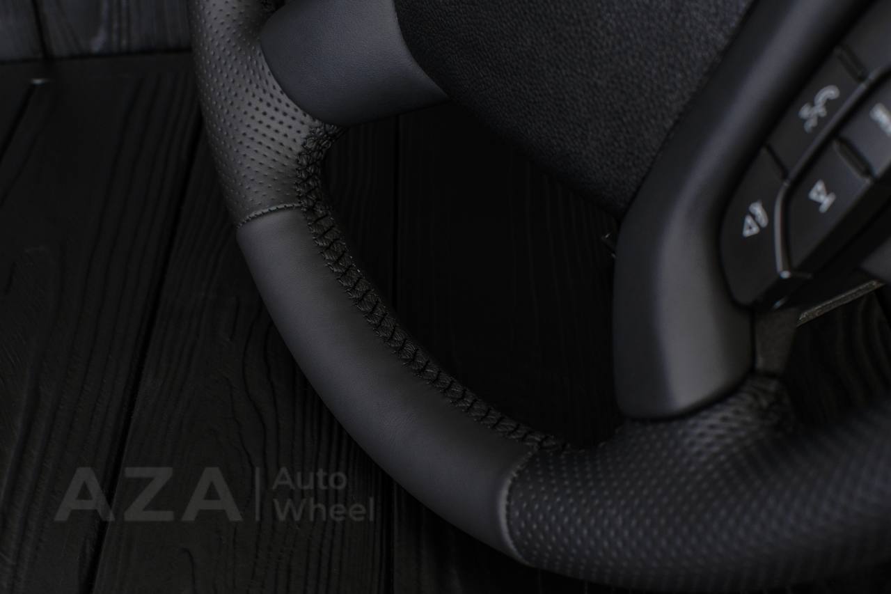 Steering wheel GM SILVERADO, SIERRA, ESCALADE, 2007-2014 Italian napa leather/Perforated leather - Image 7