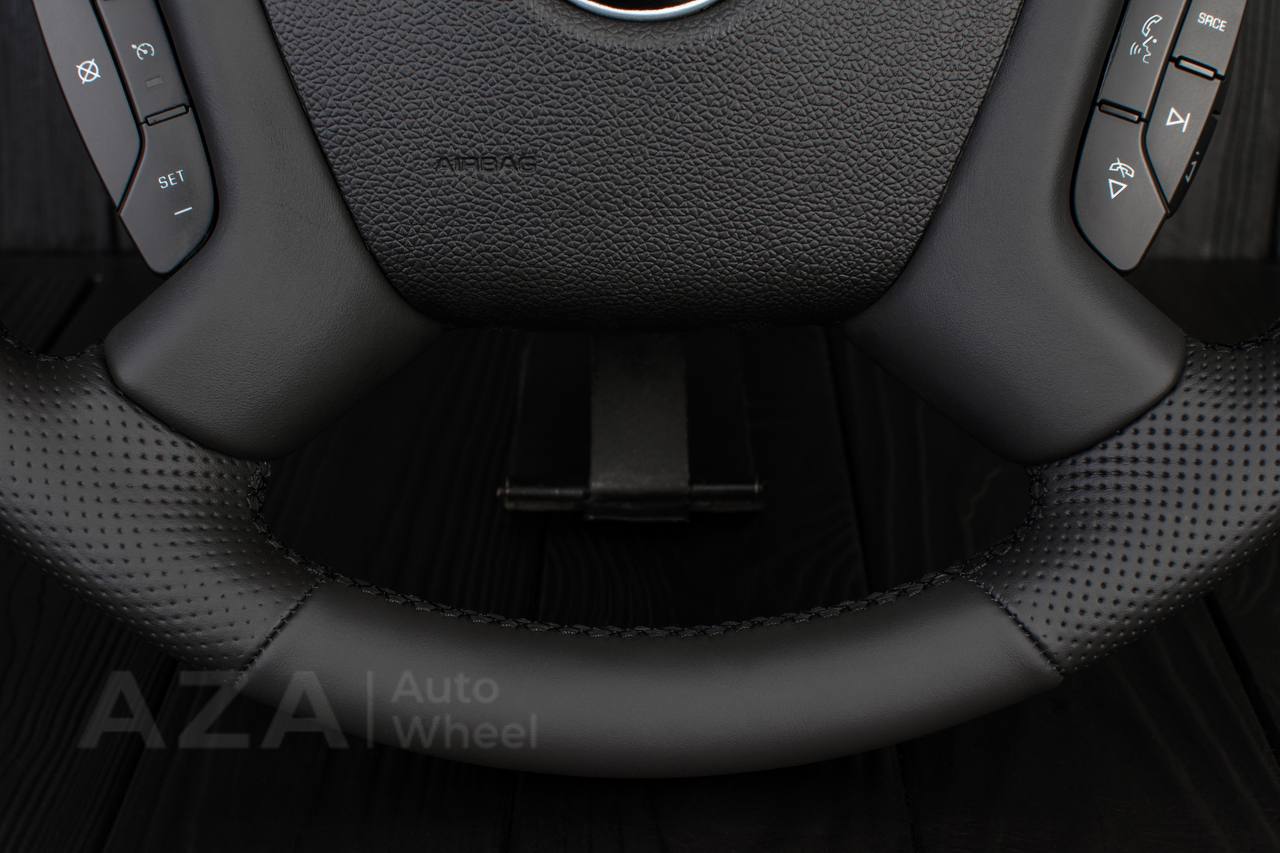 Steering wheel GM SILVERADO, SIERRA, ESCALADE, 2007-2014 Italian napa leather/Perforated leather - Image 11