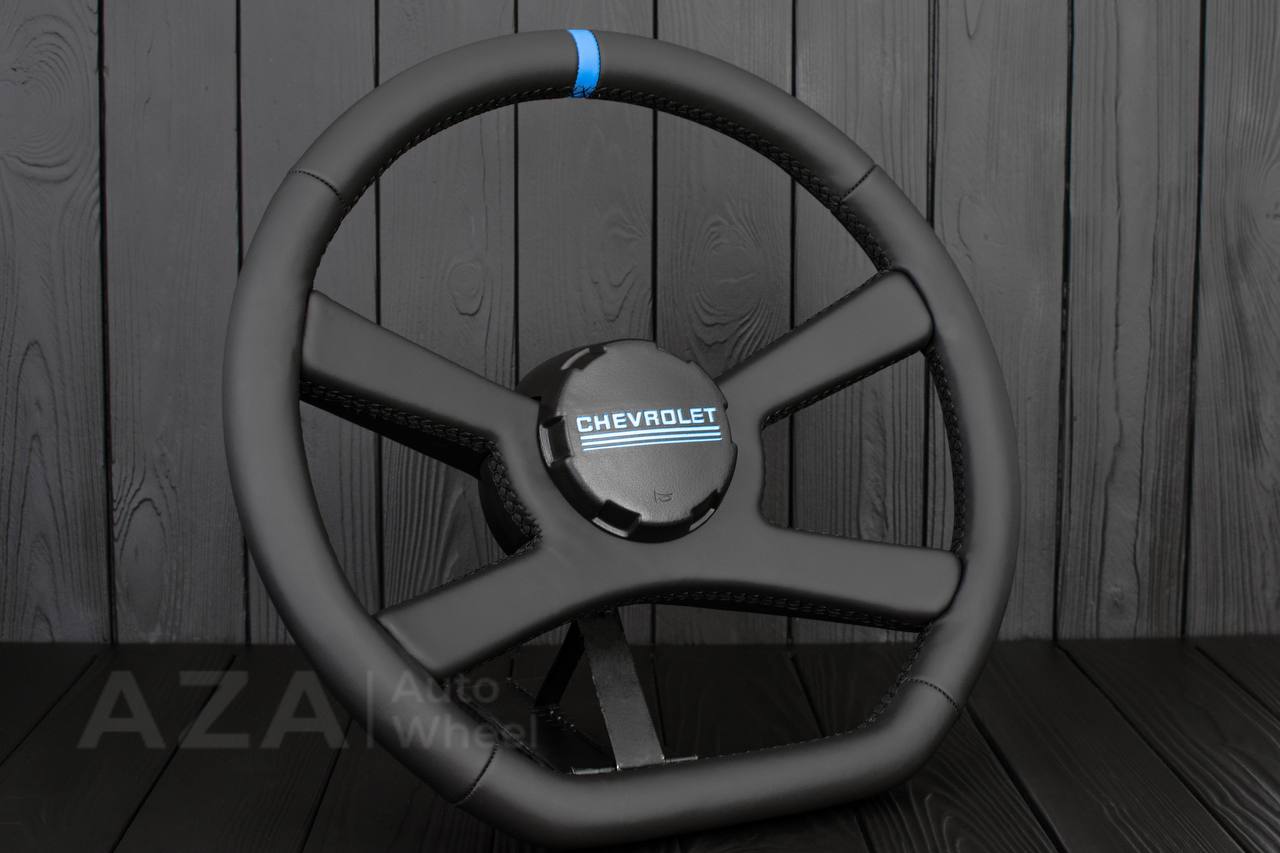 Steering wheel GM, OBS Suburban (1988-1994) Napa/Blue stripe (can be any color) - Image 4