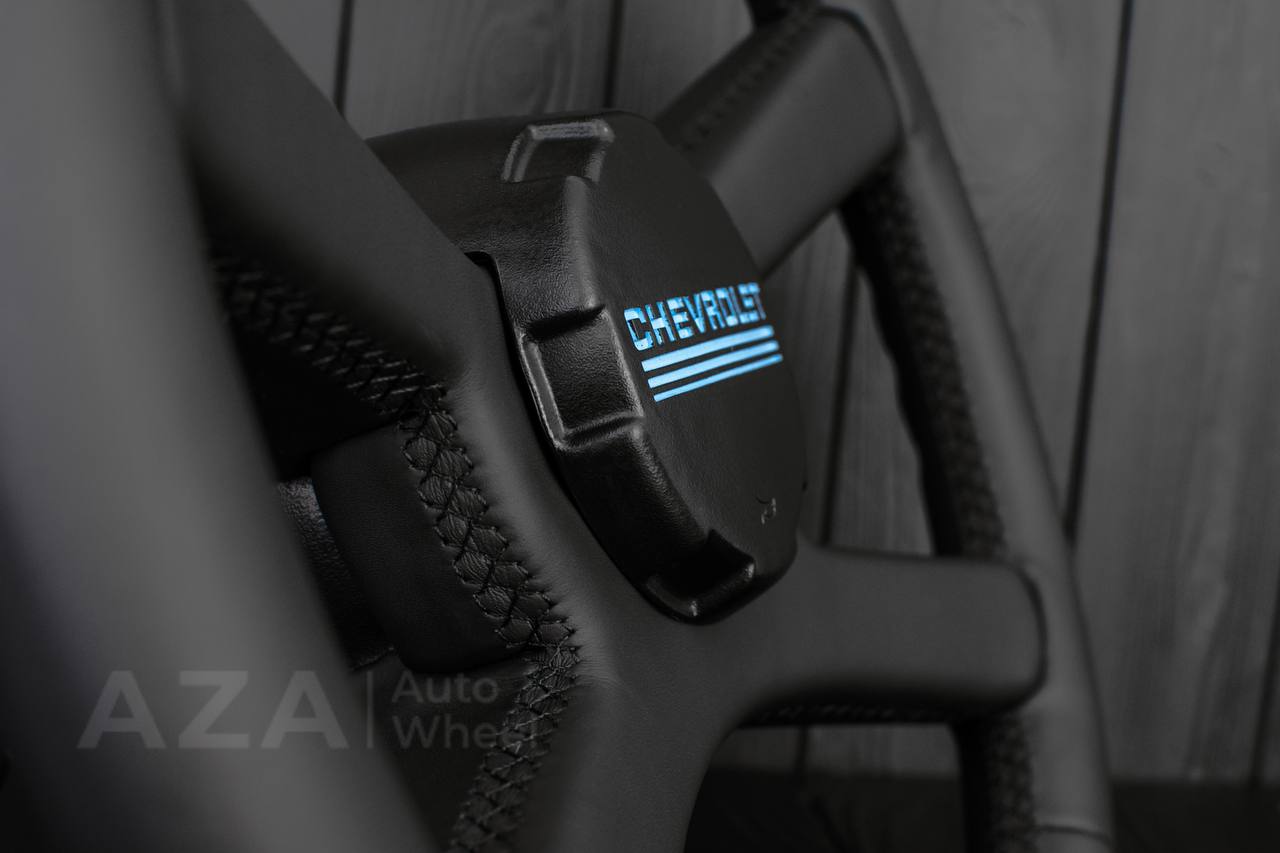 Steering wheel GM, OBS Suburban (1988-1994) Napa/Blue stripe (can be any color) - Image 8