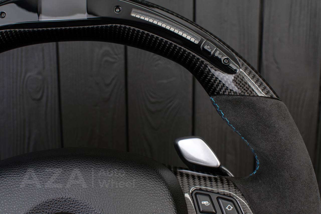 Steering wheel BMW E9X E8X Сarbon fiber/Alcantara/Led screen - Image 6