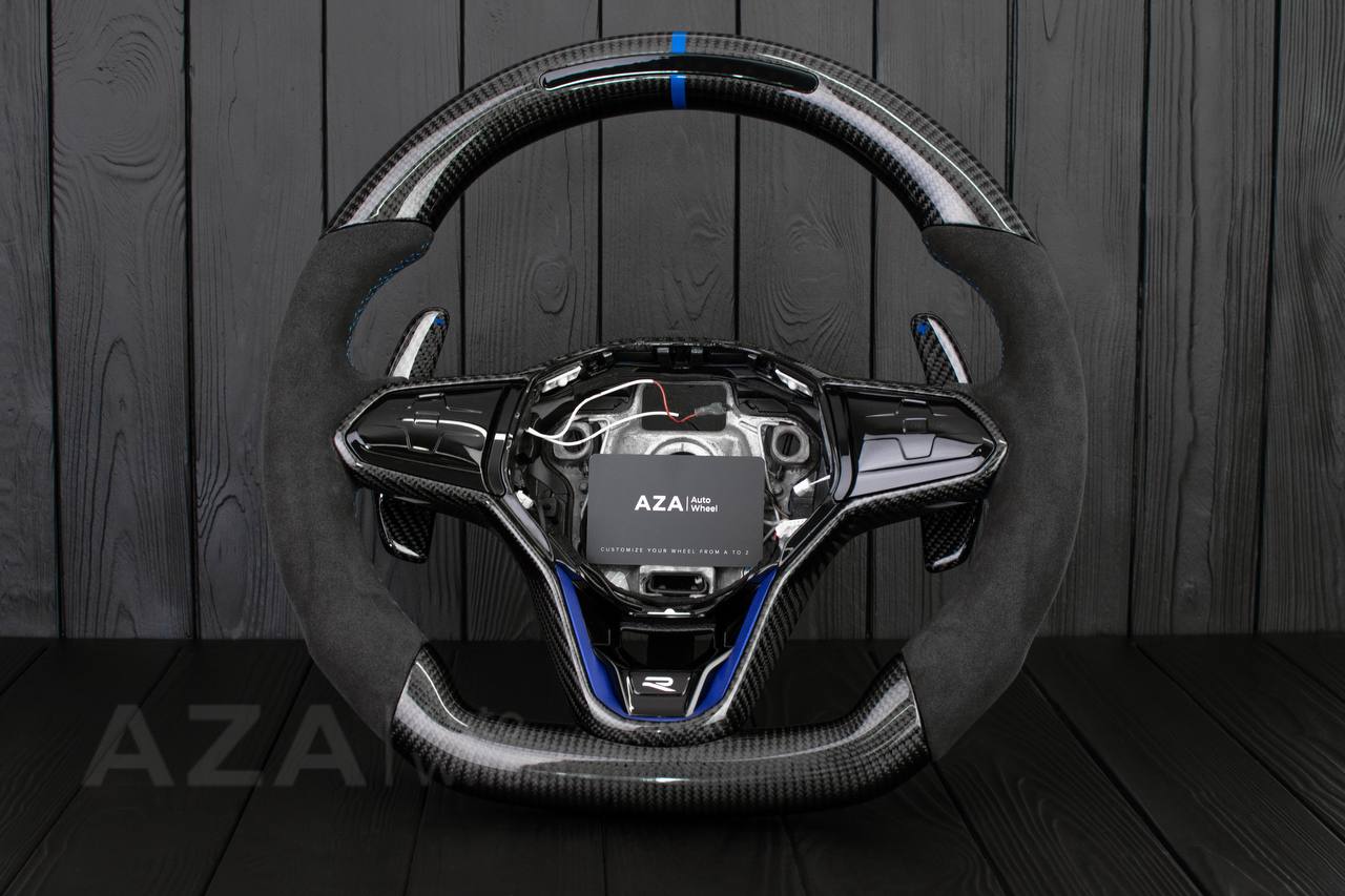 Custom Carbon Fiber F1 Led Display Heated /DRIVERS ASSIST VW Golf 8 R and others