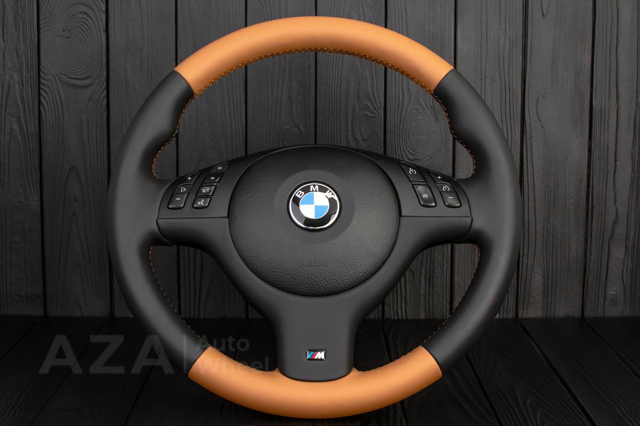 Steering wheel BMW E46/E39 Cinnamon/Black Napa leather