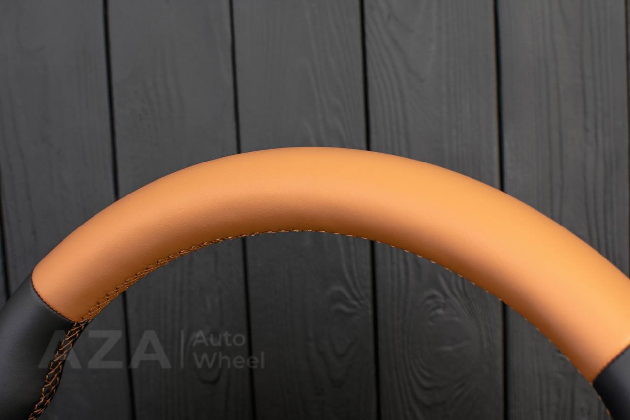 Steering wheel BMW E46/E39 Cinnamon/Black Napa leather - Image 14