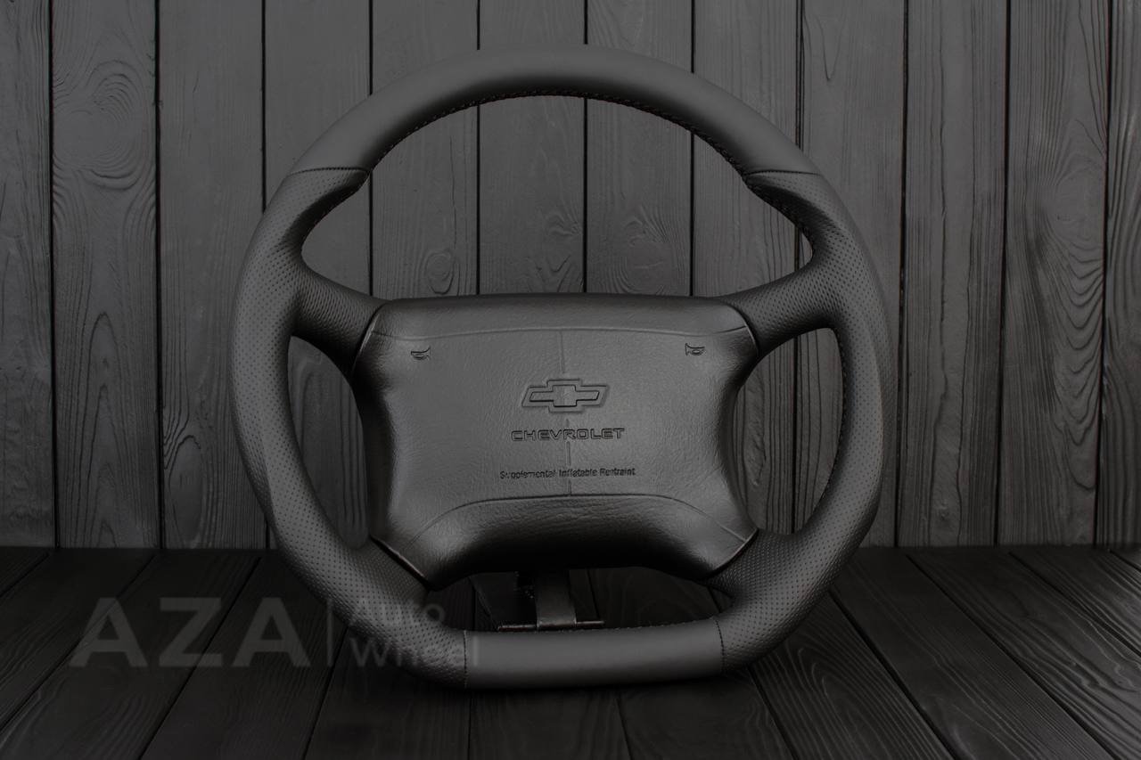 Steering wheel GM 1995-1997 GM, Tahoe, Silverado truck Napa/Perforated leather - Image 4