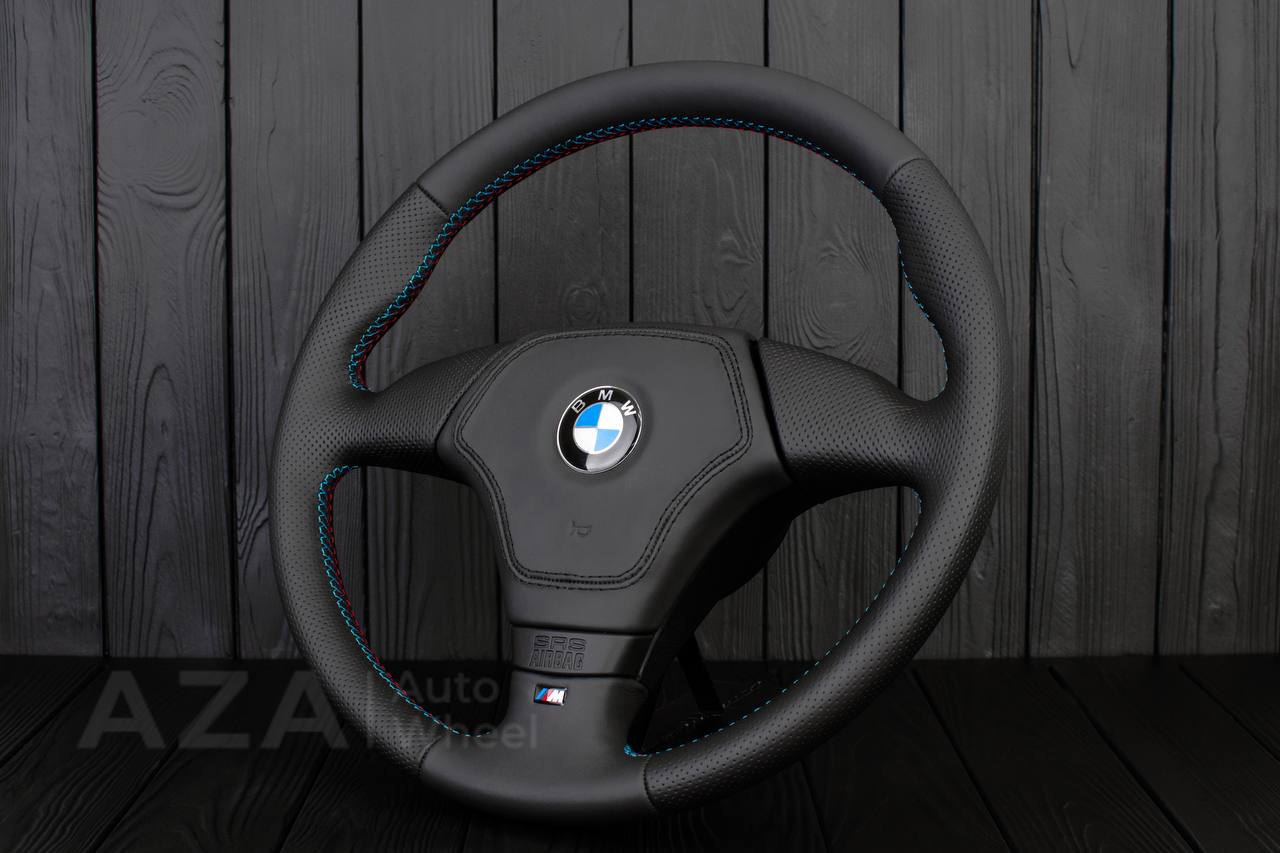 Steering wheel BMW E36 Euro Napa/Wrapped Air bag/M stitch - Image 3