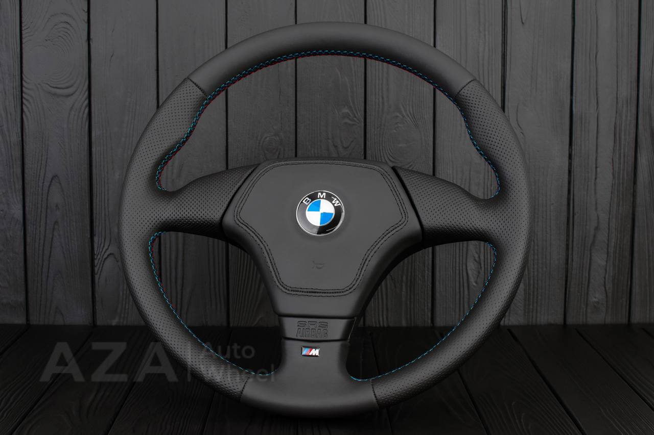 Steering wheel BMW E36 Euro Napa/Wrapped Air bag/M stitch - Image 4