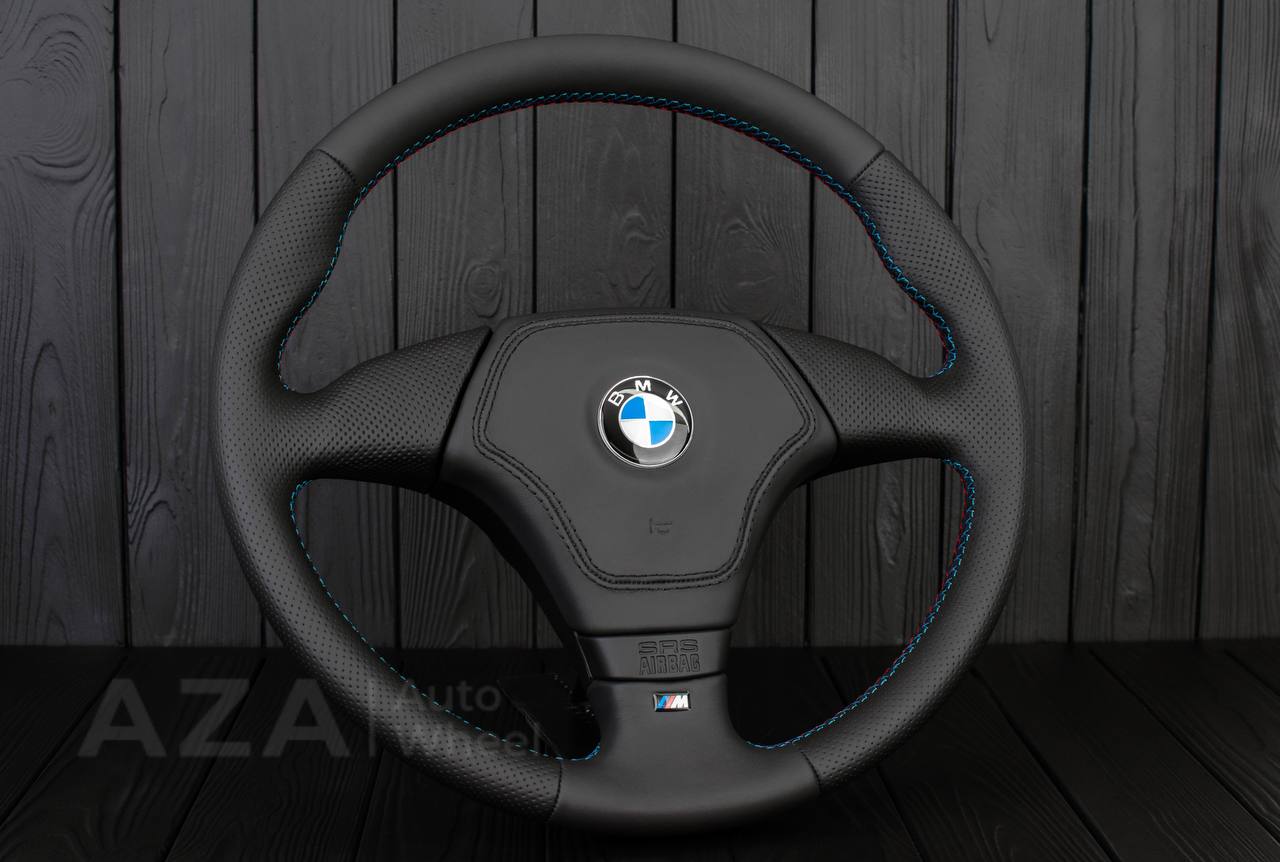 Steering wheel BMW E36 Euro Napa/Wrapped Air bag/M stitch - Image 6