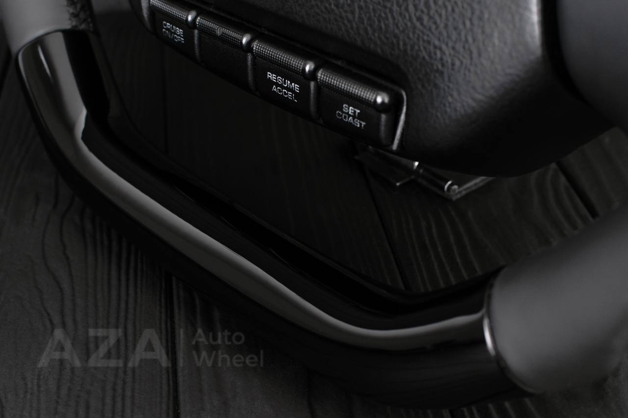 Steering wheel DODGE RAM 1994-2007 Piano black (carbon underneath)/Napa italian leather - Image 7