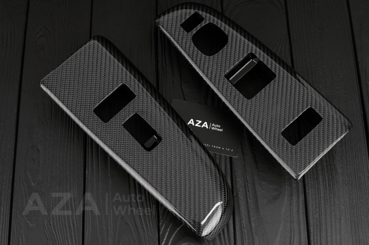 2003-06 GM Window switch trim bezel Set 2×2 TWILL CARBON SINGLE CAB/Regular cab/EXTENDED CAB - Image 4