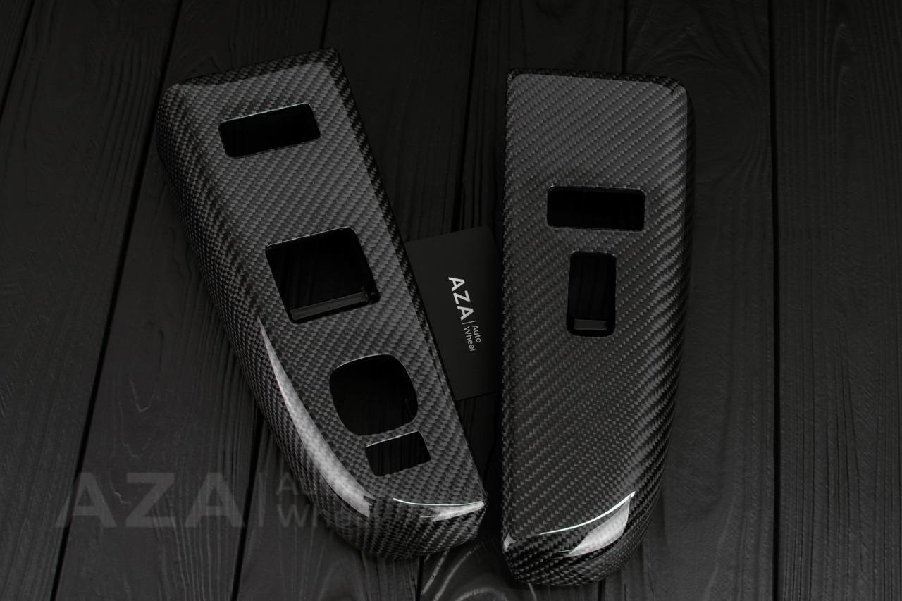 2003-06 GM Window switch trim bezel Set 2×2 TWILL CARBON SINGLE CAB/Regular cab/EXTENDED CAB - Image 5
