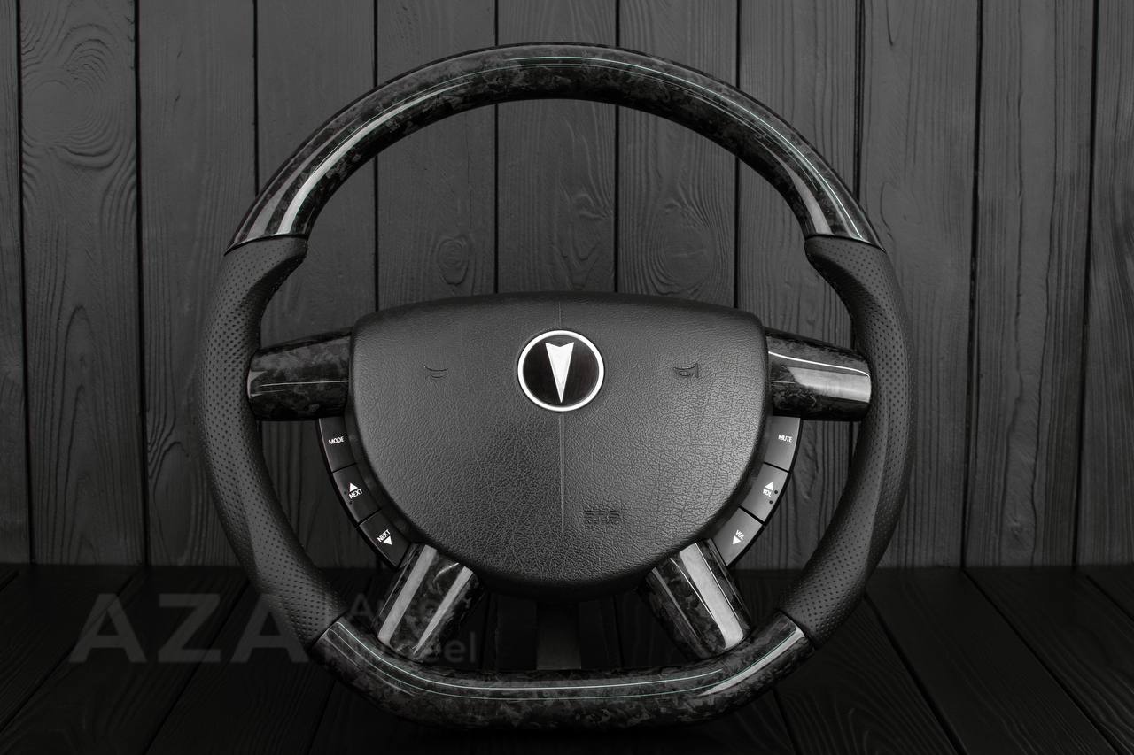 Steering wheel Pontiac GTO (2004 -2006) Forged Carbon fiber/Perforated leather