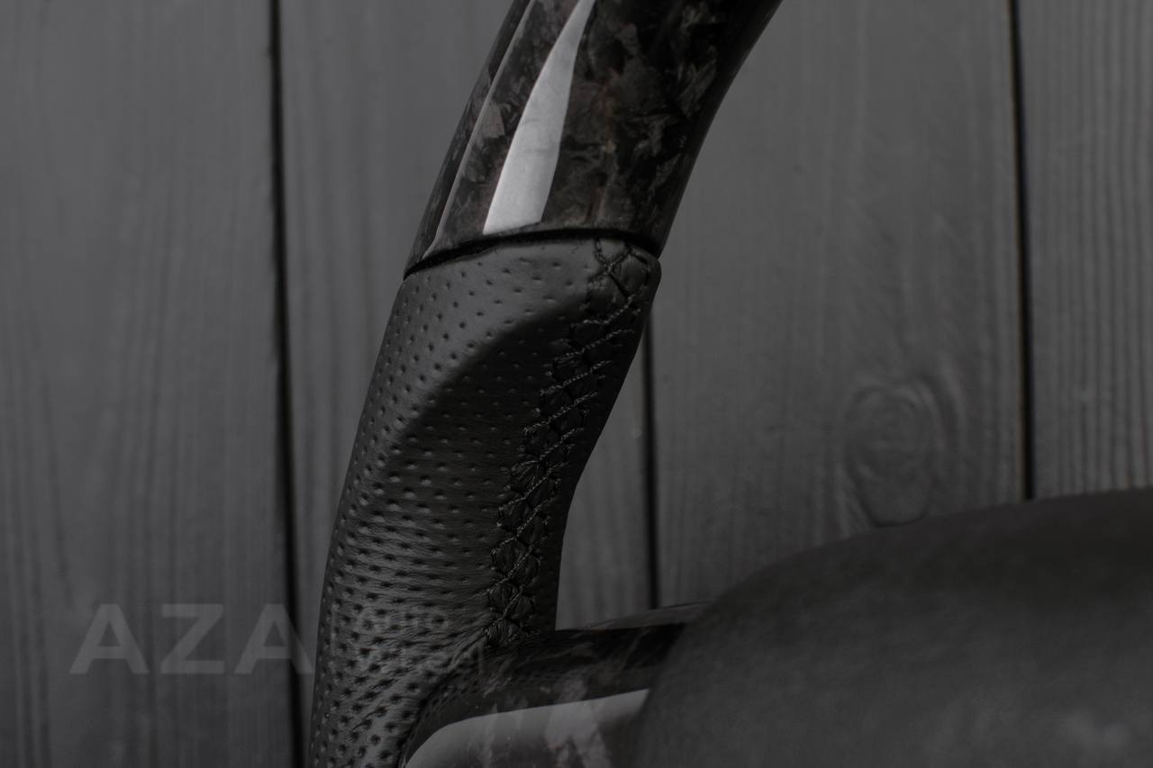 Steering wheel Pontiac GTO (2004 -2006) Forged Carbon fiber/Perforated leather - Image 11