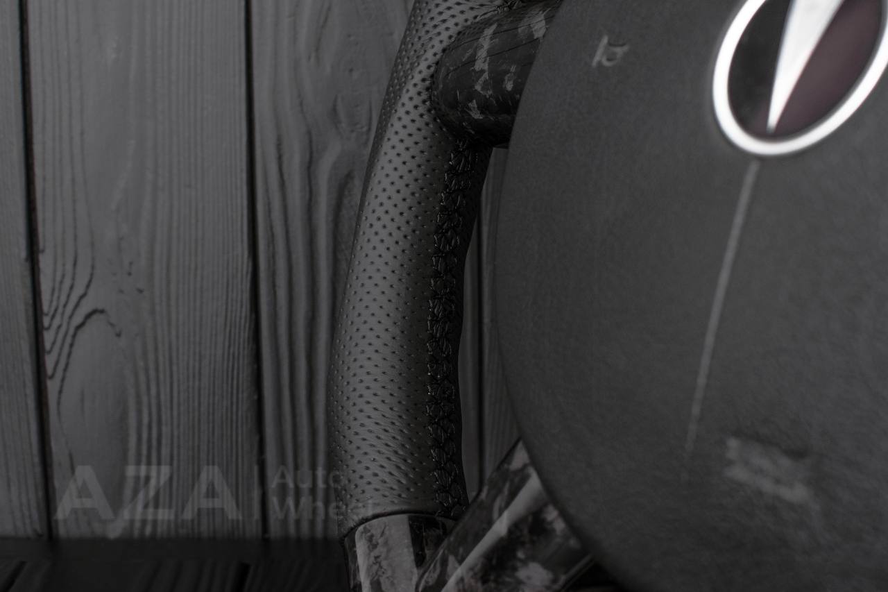 Steering wheel Pontiac GTO (2004 -2006) Forged Carbon fiber/Perforated leather - Image 15