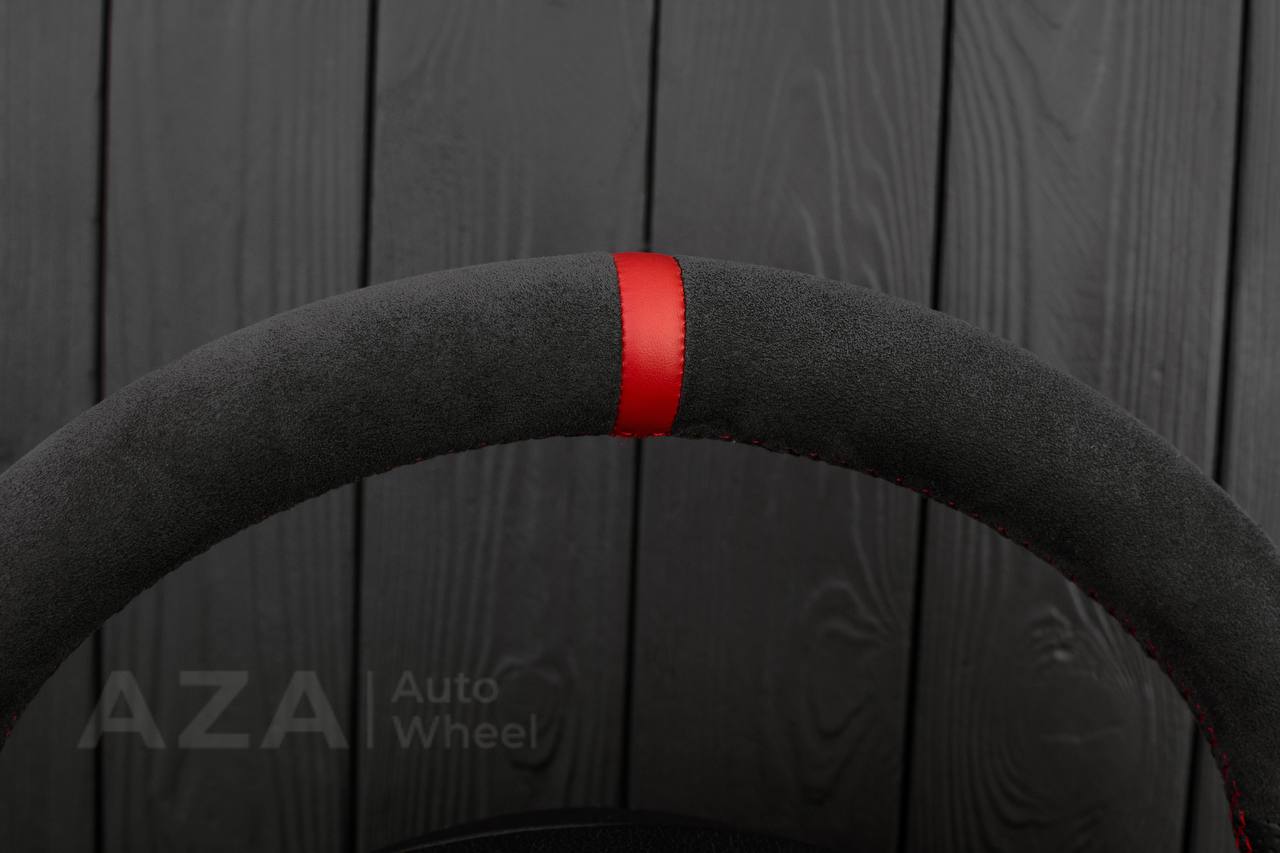 Steering wheel BMW F3X F2X SPORTLINE Alcantara/Perforated leather/Red details - Image 5
