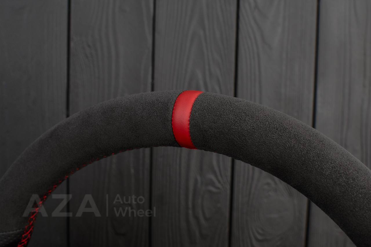 Steering wheel BMW F3X F2X SPORTLINE Alcantara/Perforated leather/Red details - Image 6