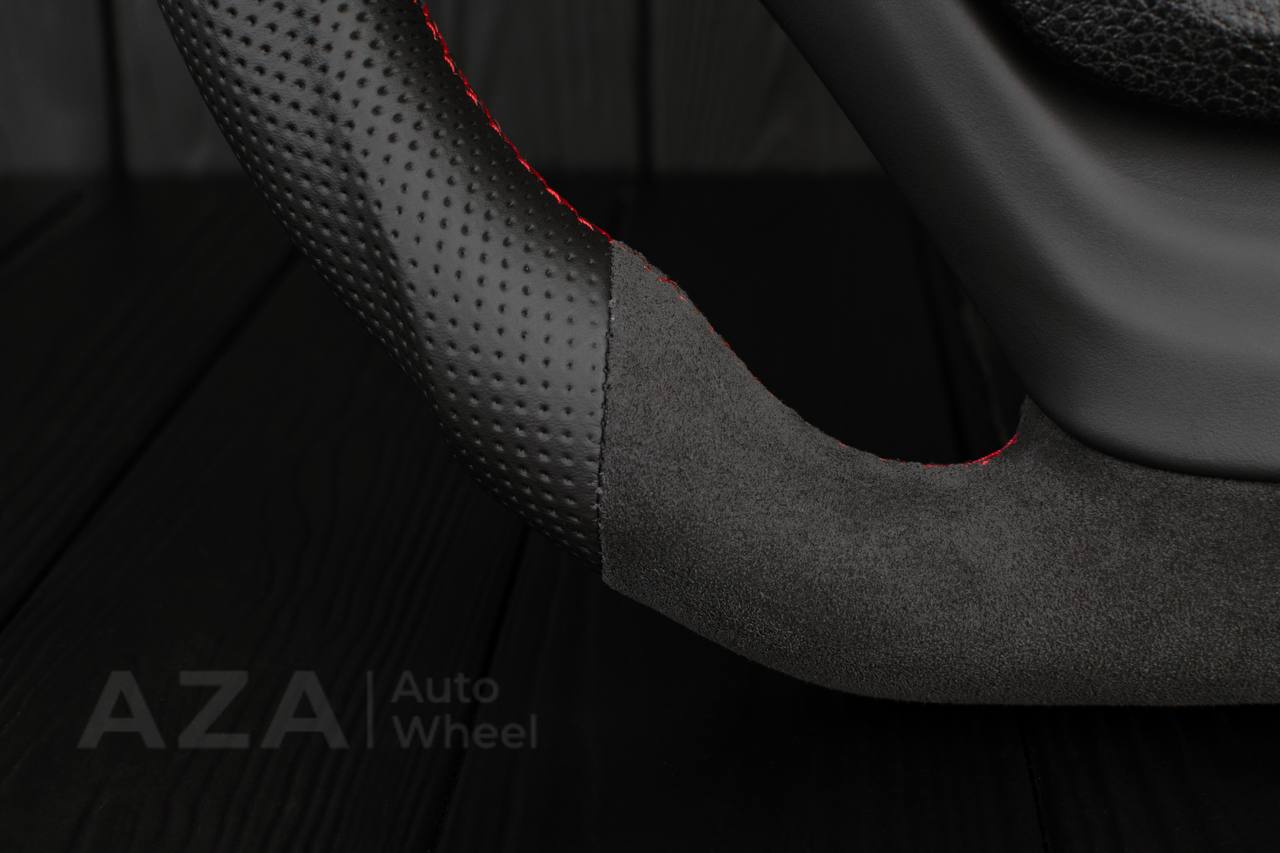 Steering wheel BMW F3X F2X SPORTLINE Alcantara/Perforated leather/Red details - Image 8