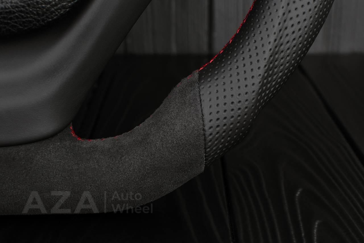 Steering wheel BMW F3X F2X SPORTLINE Alcantara/Perforated leather/Red details - Image 10