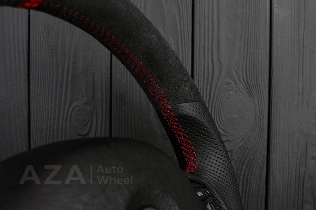 Steering wheel BMW F3X F2X SPORTLINE Alcantara/Perforated leather/Red details - Image 13
