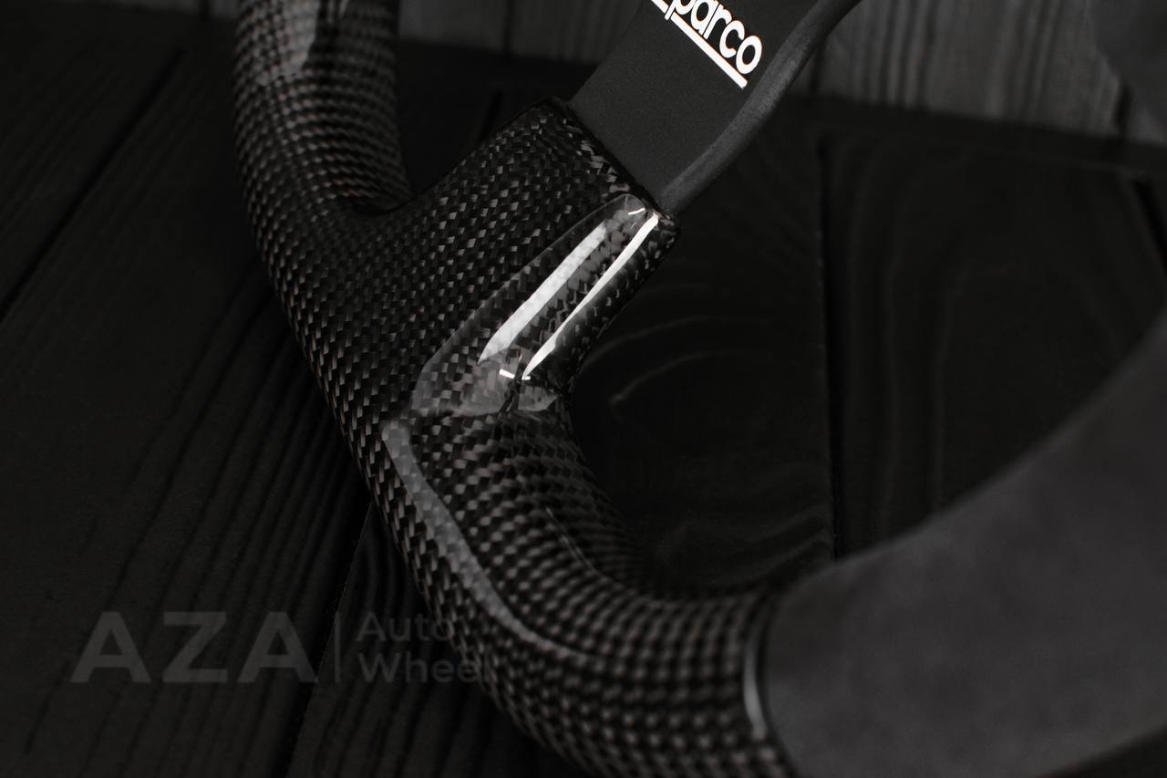 Ford Performance Off-Road Steering Wheel Real carbon fiber/Alcantara/Red details (can be any color) - Image 9