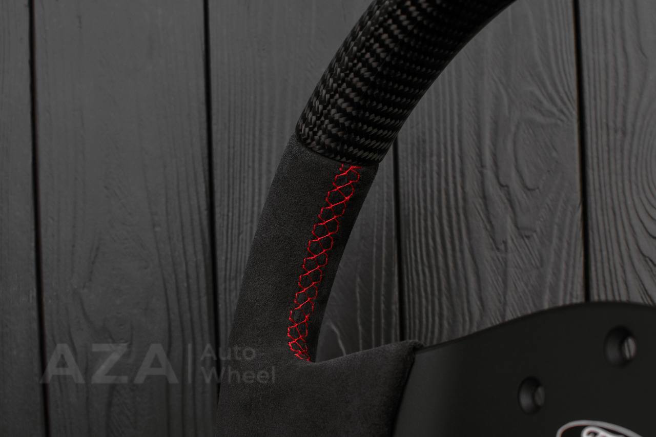 Ford Performance Off-Road Steering Wheel Real carbon fiber/Alcantara/Red details (can be any color) - Image 12