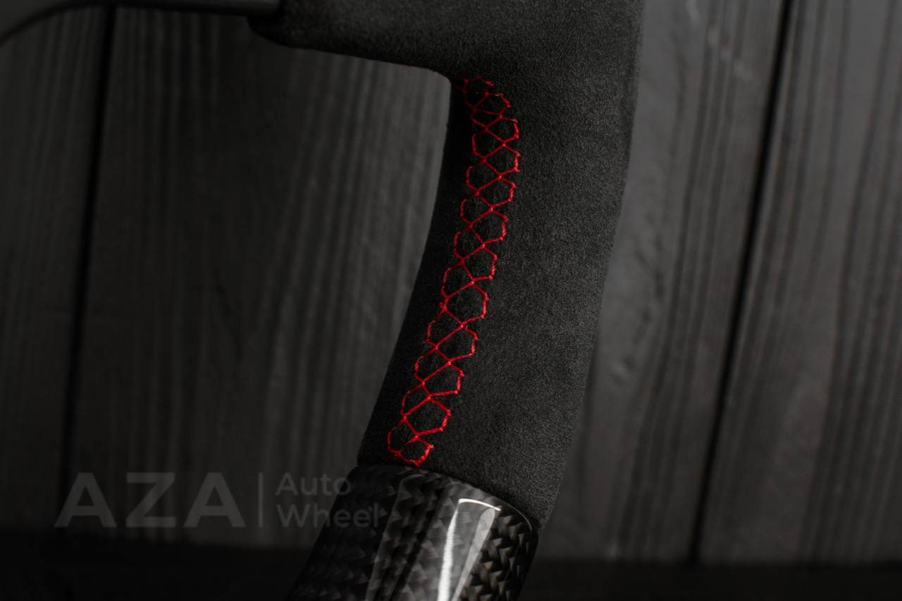 Ford Performance Off-Road Steering Wheel Real carbon fiber/Alcantara/Red details (can be any color) - Image 16