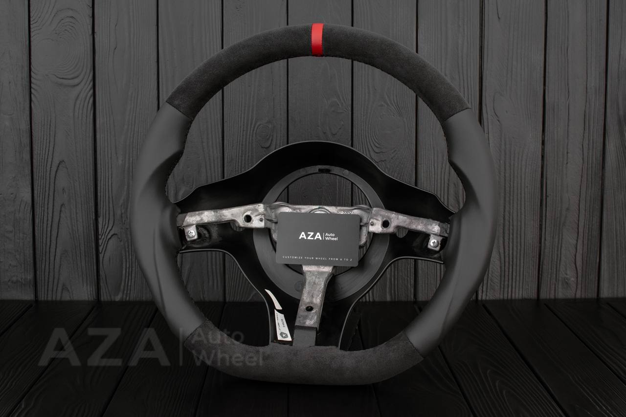 Steering wheel Dodge viper GEN2/3/4 Napa/Alcantara/Red stripe (can be any color) - Image 2