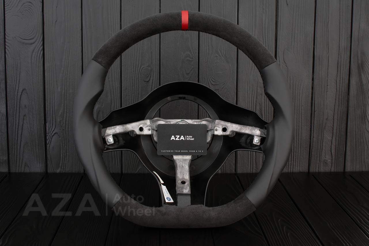 Steering wheel Dodge viper GEN2/3/4 Napa/Alcantara/Red stripe (can be any color)