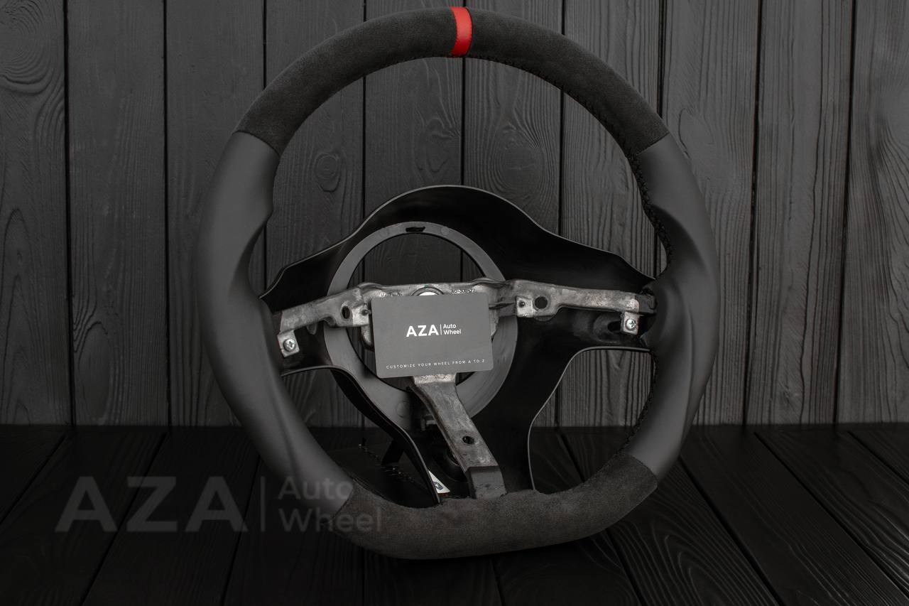 Steering wheel Dodge viper GEN2/3/4 Napa/Alcantara/Red stripe (can be any color) - Image 4