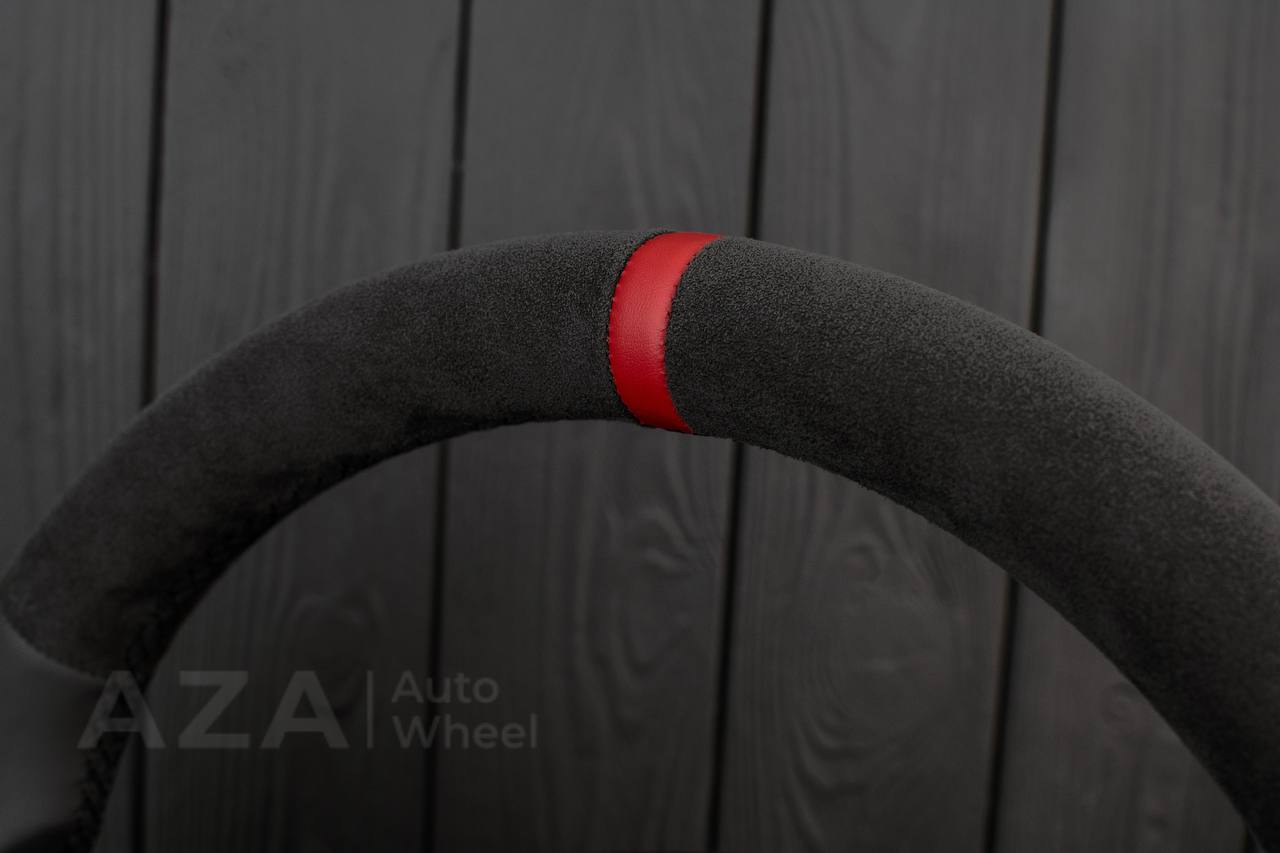 Steering wheel Dodge viper GEN2/3/4 Napa/Alcantara/Red stripe (can be any color) - Image 12
