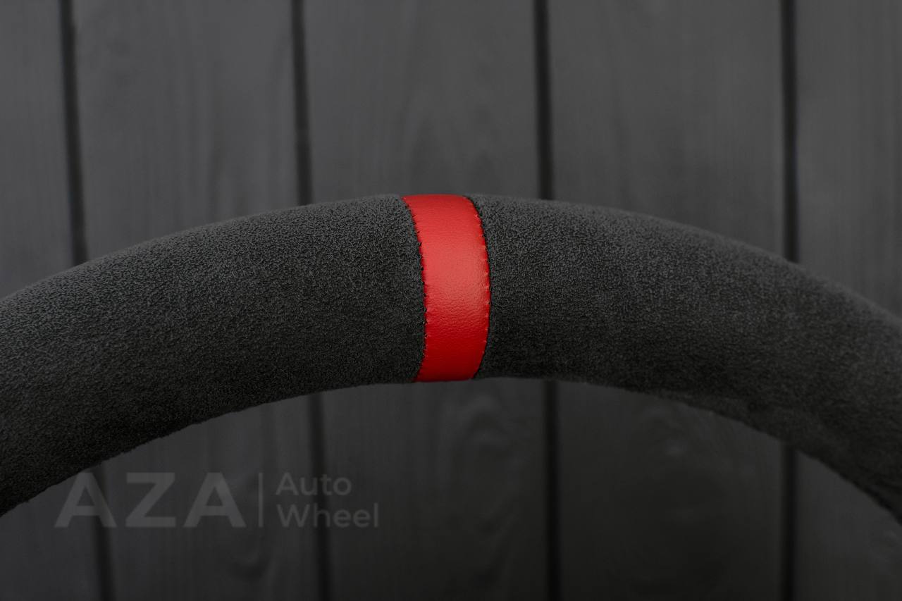 Steering wheel Dodge viper GEN2/3/4 Napa/Alcantara/Red stripe (can be any color) - Image 13
