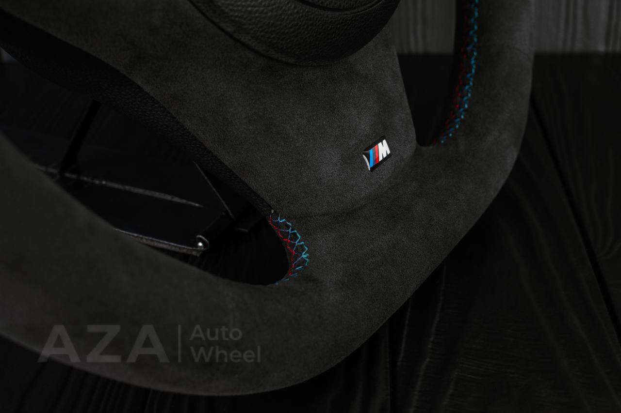Steering wheel BMW E6X SMG Paddle Shift Alcantara/Flat bottom - Image 5