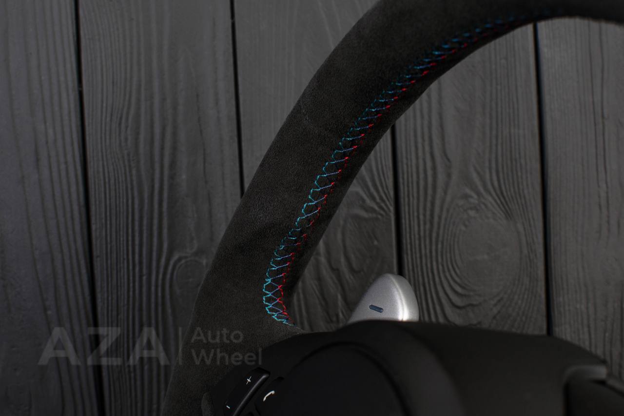 Steering wheel BMW E6X SMG Paddle Shift Alcantara/Flat bottom - Image 7