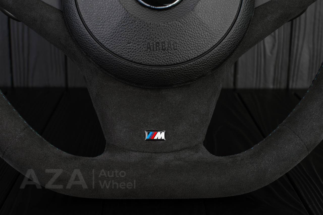 Steering wheel BMW E6X SMG Paddle Shift Alcantara/Flat bottom - Image 8
