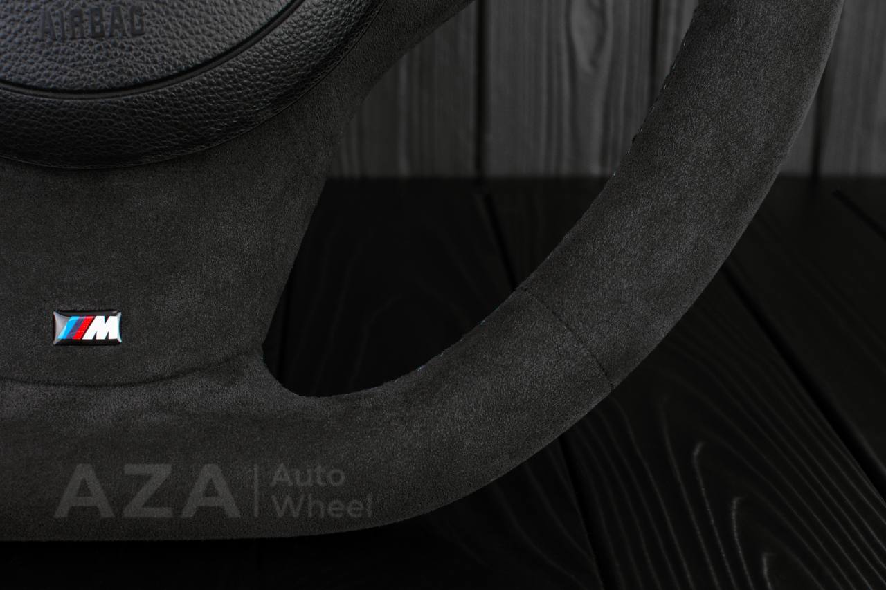 Steering wheel BMW E6X SMG Paddle Shift Alcantara/Flat bottom - Image 13