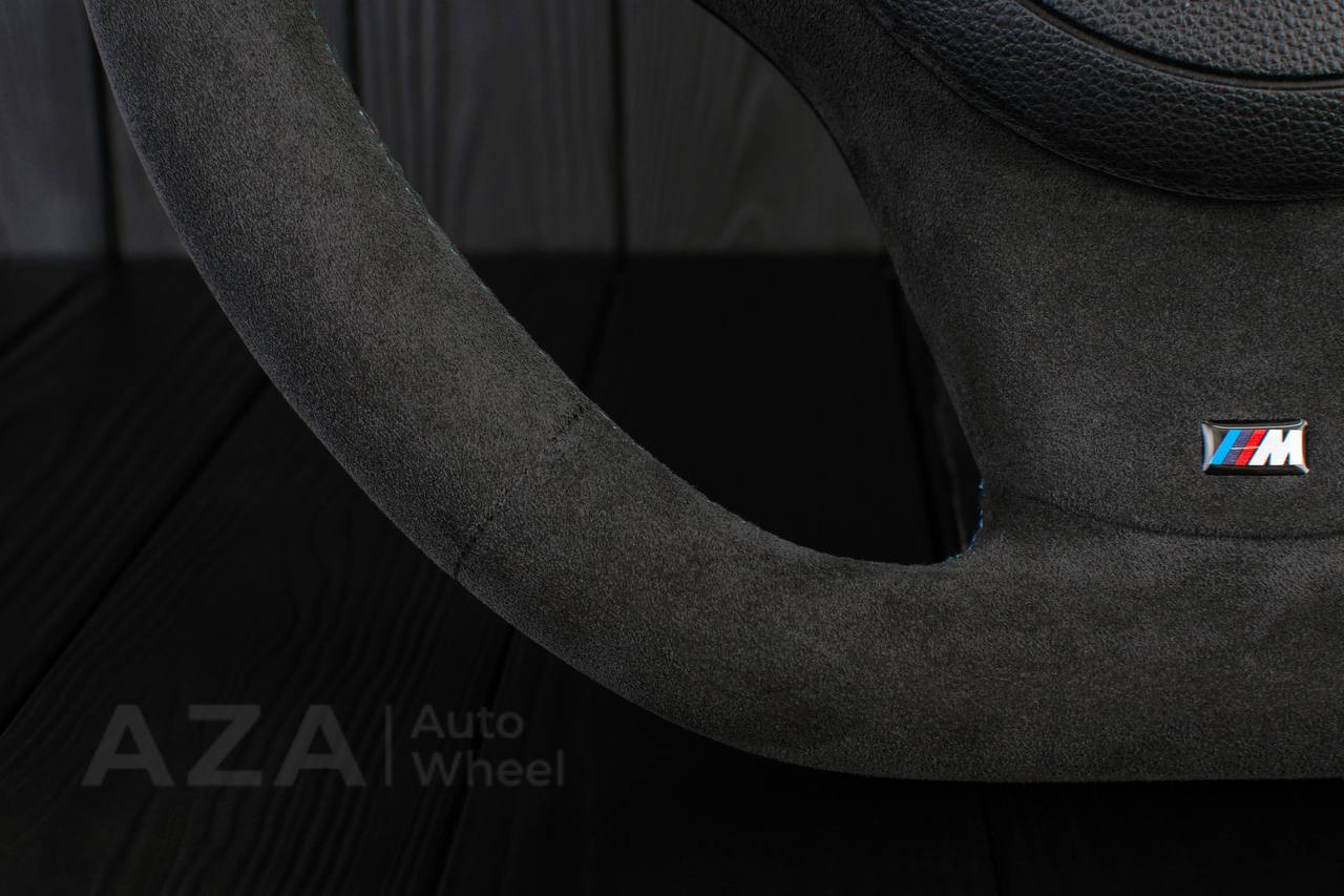 Steering wheel BMW E6X SMG Paddle Shift Alcantara/Flat bottom - Image 14